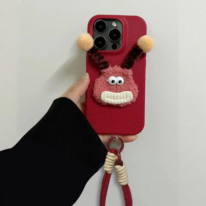 2025 New Red Ugly Cute Monster iPhone16/15 ProMax14 Cute Soft Drop-resistant Protective Cover
2025 New Red Ugly Cute Monster iPhone16/15 ProMax14 Cute Soft Drop-resistant Protective Cover
