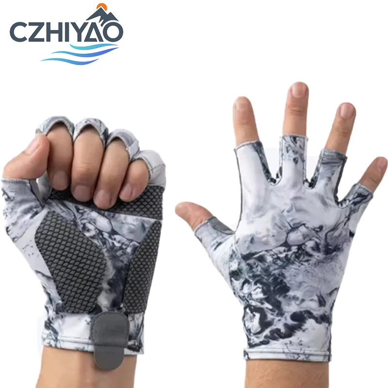 CZHIYAO UPF 50+ Fingerless Fishing Gloves,Sun Protection Breathable Summer Gloves for Men Women Fishing,Cycling&Outdoor Sports
CZHIYAO UPF 50+ Fingerless Fishing Gloves,Sun Protection Breathable Summer Gloves for Men Women Fishing,Cycling&Outdoor Sports