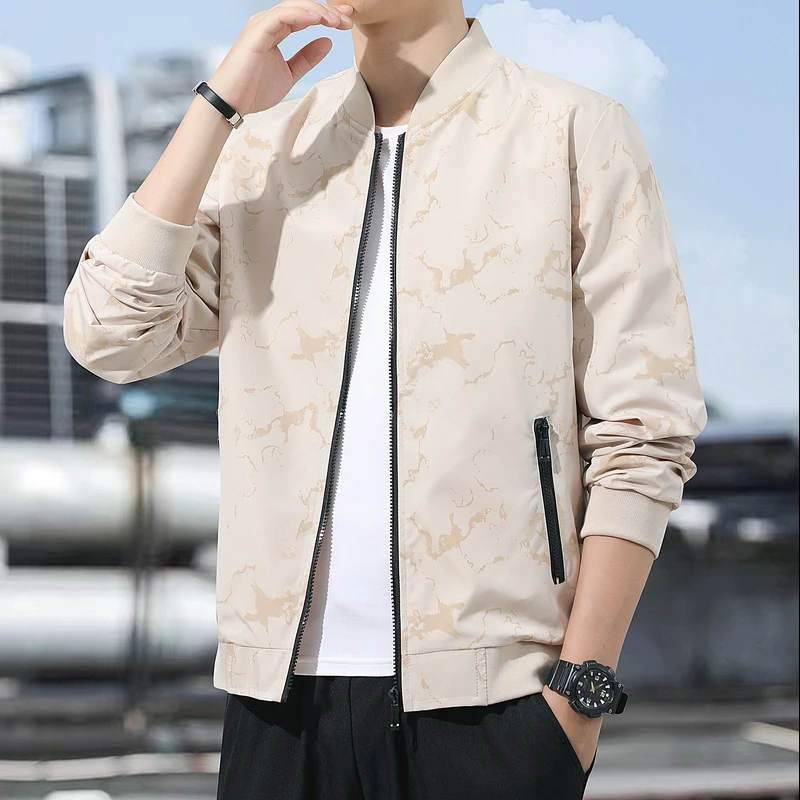 Men's Fashion Baseball Collar Jacket Comfortable Breathable Spring Autumn Camouflage Print Design Casual Outerwear
Men's Fashion Baseball Collar Jacket Comfortable Breathable Spring Autumn Camouflage Print Design Casual Outerwear