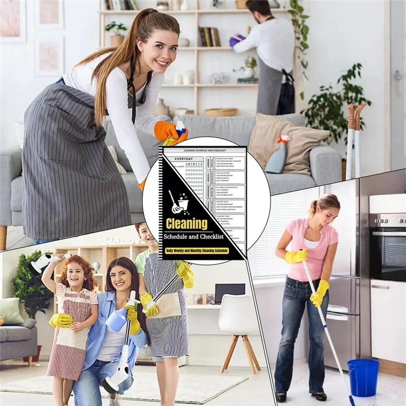 ALIM-Cleaning Planner Chore List For Adults Cleaning Checklists Planner And Organizer Daily Weekly And Monthly Checklists
ALIM-Cleaning Planner Chore List For Adults Cleaning Checklists Planner And Organizer Daily Weekly And Monthly Checklists