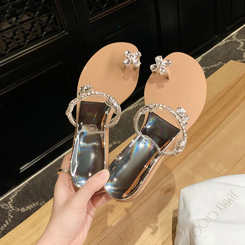 Pigeon Egg Water Diamond Clamping Toe Sandals for Female Outwear 2023 New Simple Beach Slippers Clamping Feet Sandals
Pigeon Egg Water Diamond Clamping Toe Sandals for Female Outwear 2023 New Simple Beach Slippers Clamping Feet Sandals