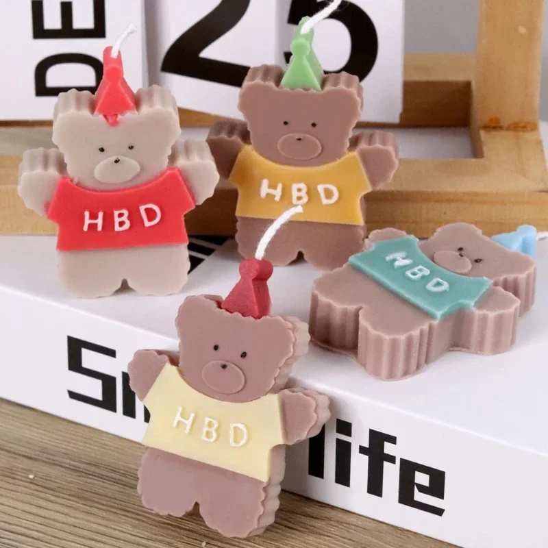 Bear Candle Silicone Mold DIY Aromatherapy Soap Plaster Resin Chocolate Baking Mould Birthday Home Decor Craft Gifts
Bear Candle Silicone Mold DIY Aromatherapy Soap Plaster Resin Chocolate Baking Mould Birthday Home Decor Craft Gifts