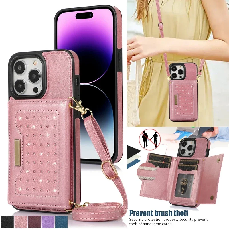 Purse Card Holder Cover Coque for IPhone 14 Pro 13 12 11 XS Max X XR 8 7 6 Plus SE 2022 Lanyard Zipper Wallet Leather Phone Case
Purse Card Holder Cover Coque for IPhone 14 Pro 13 12 11 XS Max X XR 8 7 6 Plus SE 2022 Lanyard Zipper Wallet Leather Phone Case