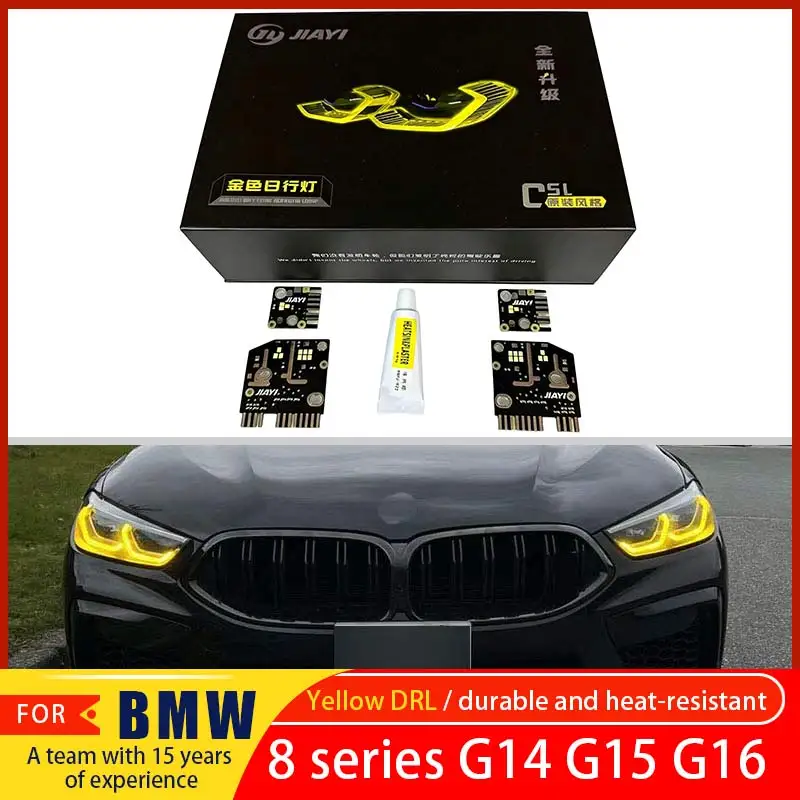 Fits BMW 8 Series M8 G14 G15 F91 F92 F93 G16 CSL Yellow Daytime Running Lights 8496134 9498649 9498650
Fits BMW 8 Series M8 G14 G15 F91 F92 F93 G16 CSL Yellow Daytime Running Lights 8496134 9498649 9498650