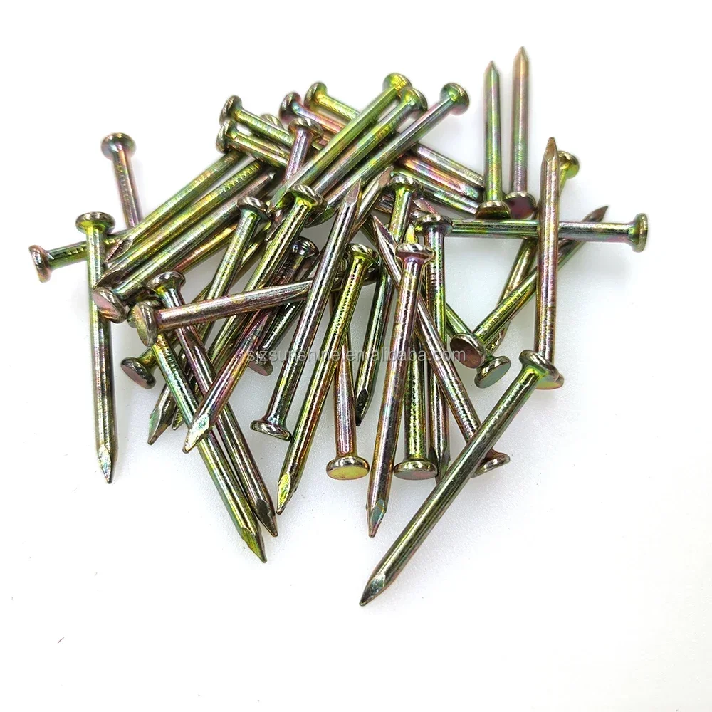 l Высококачественный закаленный бетонный гвоздь 1 дюйм 4 дюйма в Китае желтого цвета для бетонных полов
l Высококачественный закаленный бетонный гвоздь 1 дюйм 4 дюйма в Китае желтого цвета для бетонных полов