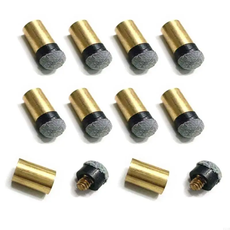 10Pcs Pool Cue Tip Ferrules Set Billiards Replacement Accessories
10Pcs Pool Cue Tip Ferrules Set Billiards Replacement Accessories