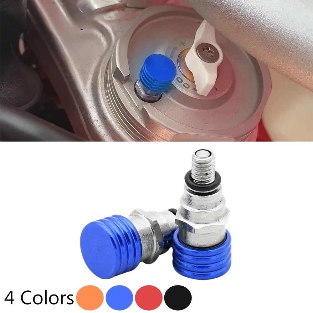2PCS CNC Aluminum Fork Air Bleeder Valves M4x0.7 for Husqvarna TC FC TE FE 85-501, Motorcycle Front Fork Pressure Release Valve
2PCS CNC Aluminum Fork Air Bleeder Valves M4x0.7 for Husqvarna TC FC TE FE 85-501, Motorcycle Front Fork Pressure Release Valve
