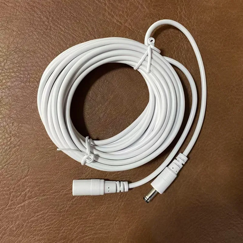 DC 12V Extension Power Cable 3M/5M/10M/15M/20M/30M 5.5*2.1mm DC Plug Power Extension Cord Cables for CCTV Camera
DC 12V Extension Power Cable 3M/5M/10M/15M/20M/30M 5.5*2.1mm DC Plug Power Extension Cord Cables for CCTV Camera