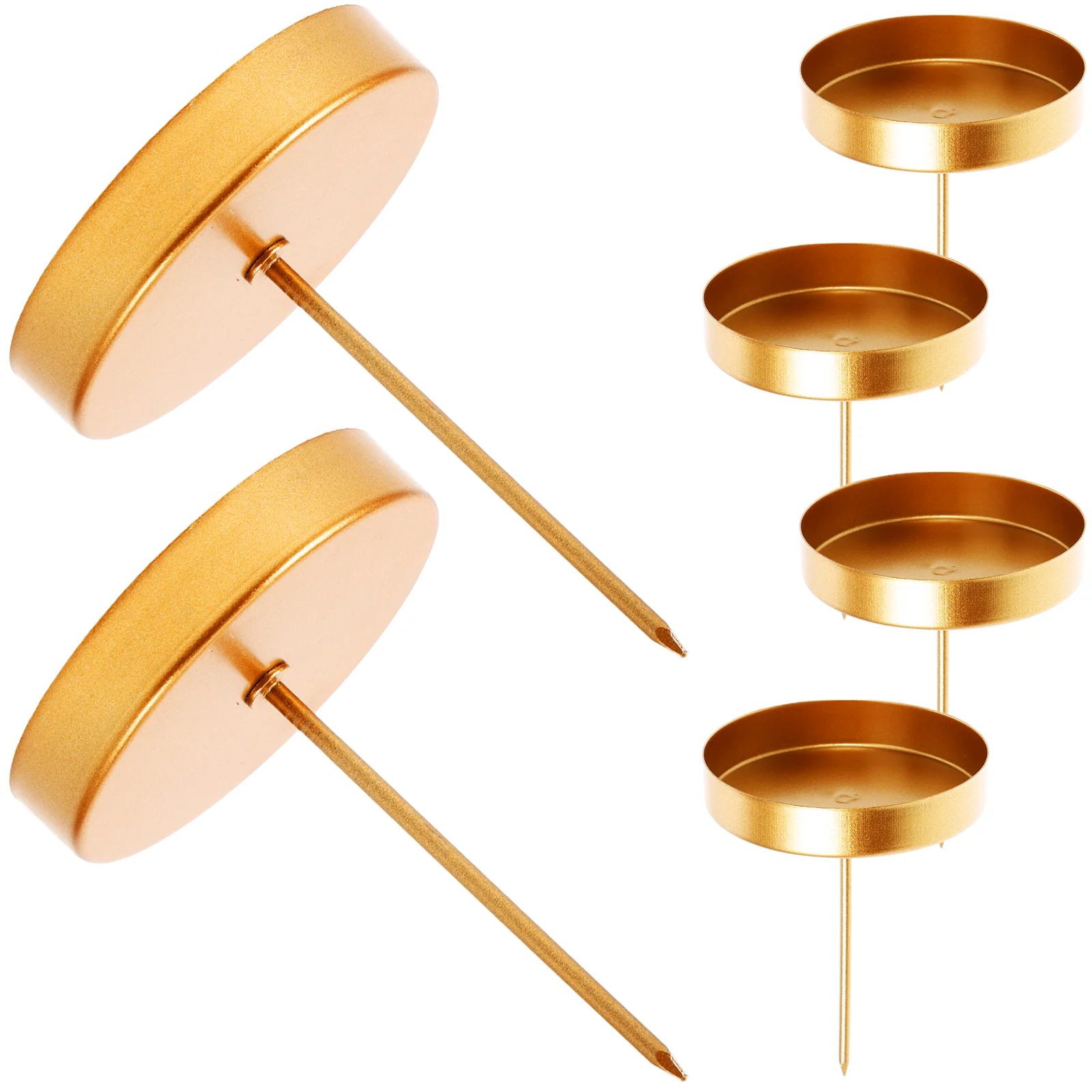 6 Pcs Holder nament Holder Tray Stand Metal Plate Pillar Candles Table Fixator Decor Christmas Home Party
6 Pcs Holder nament Holder Tray Stand Metal Plate Pillar Candles Table Fixator Decor Christmas Home Party