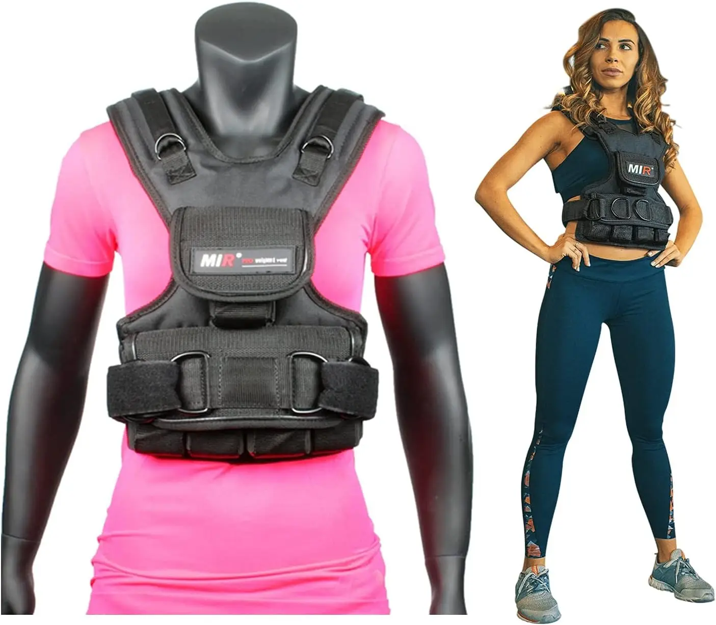 Adjustable Weighted Vest 10-50lbs Solid Iron Weights for Women
Adjustable Weighted Vest 10-50lbs Solid Iron Weights for Women