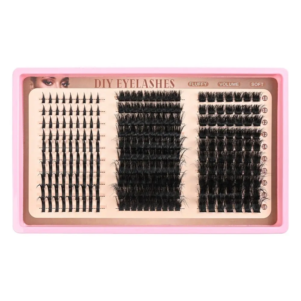 10-18mm Length False Eyelashes Bond and Seal Natural Look 3D Faux Mink Lash Wispy Style Cluster Design Eye Makeup Tools
10-18mm Length False Eyelashes Bond and Seal Natural Look 3D Faux Mink Lash Wispy Style Cluster Design Eye Makeup Tools