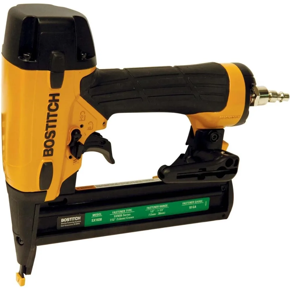 1.5" 18-Gauge Stapler Kit - 1000 Staples, Black, Automatic, Metal, Classic Style
1.5" 18-Gauge Stapler Kit - 1000 Staples, Black, Automatic, Metal, Classic Style