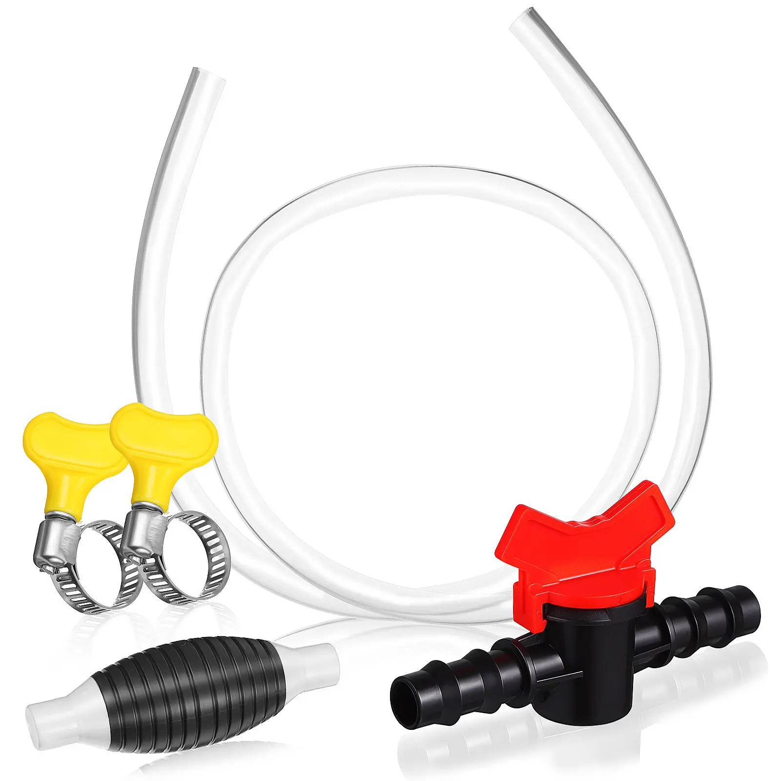 1Set Fuel Transfer Pump Manual Siphon Hand Pump for Oil Water Liquid Transfer Portable Easy Use Hand Pumps
1Set Fuel Transfer Pump Manual Siphon Hand Pump for Oil Water Liquid Transfer Portable Easy Use Hand Pumps