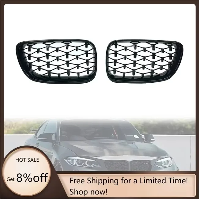 14-18 Kidney Racing Front Bumper Grille Diamond Black Chrome ABS Material for 2 Series M2 F22/F23
14-18 Kidney Racing Front Bumper Grille Diamond Black Chrome ABS Material for 2 Series M2 F22/F23