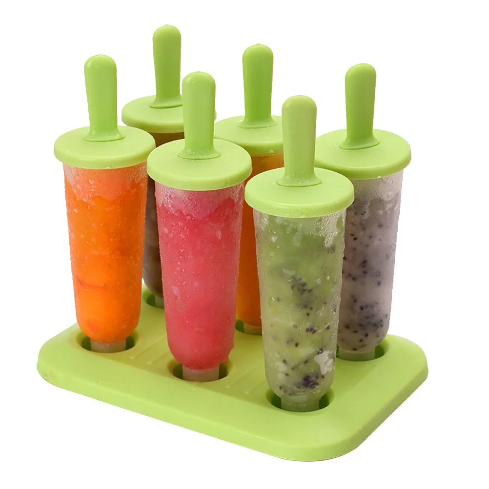 6pcs Ice Pop Molds Food Grade Pp Material Easy Release For Homemade Ice Cream Diy Freezer Treats Mold Set
6pcs Ice Pop Molds Food Grade Pp Material Easy Release For Homemade Ice Cream Diy Freezer Treats Mold Set