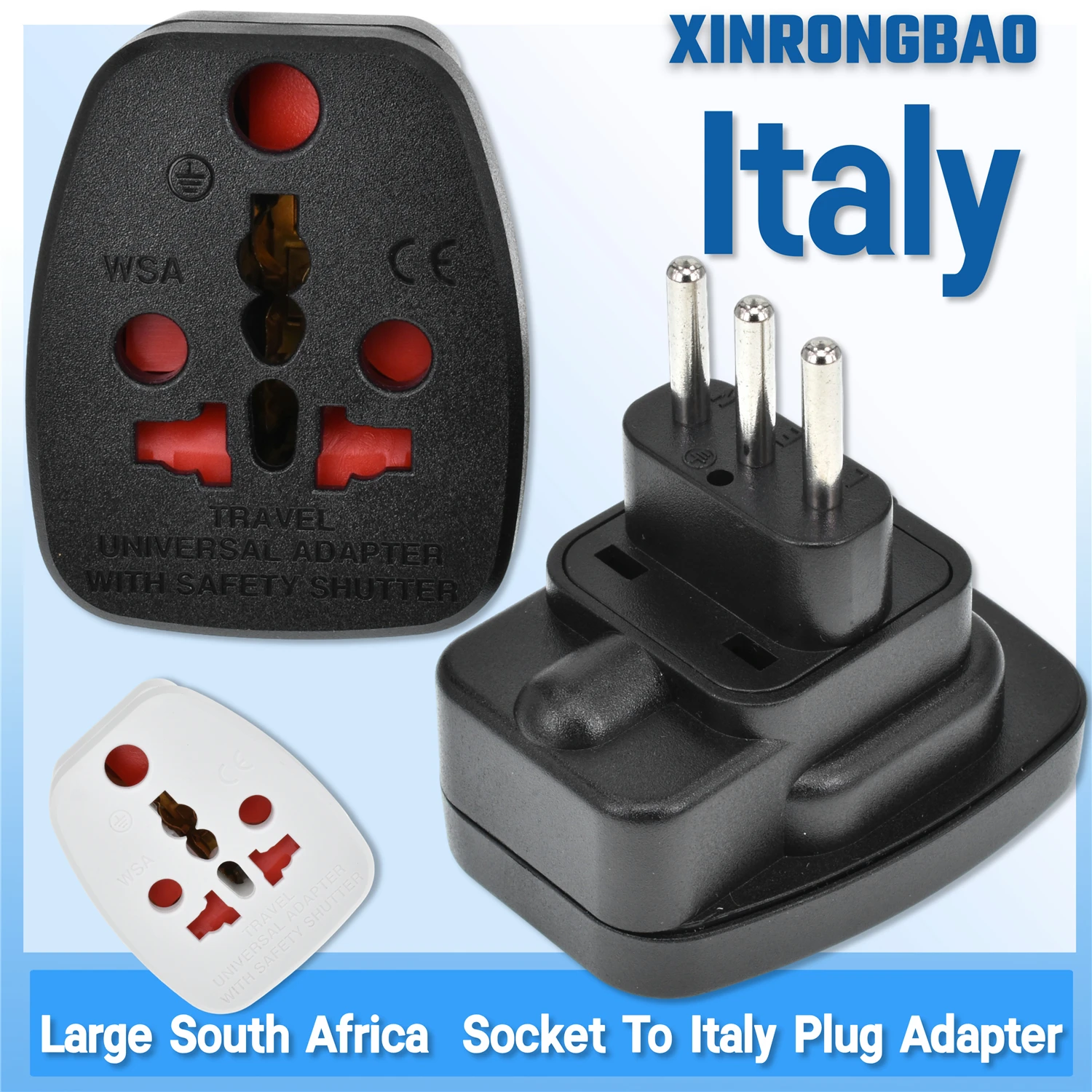 Large South Africa/ Universal to Switzerland Conversion Plug Adapter UK/US/EU/AU To Swiss Travel Plug Type J Plug Converter Plug
Large South Africa/ Universal to Switzerland Conversion Plug Adapter UK/US/EU/AU To Swiss Travel Plug Type J Plug Converter Plug