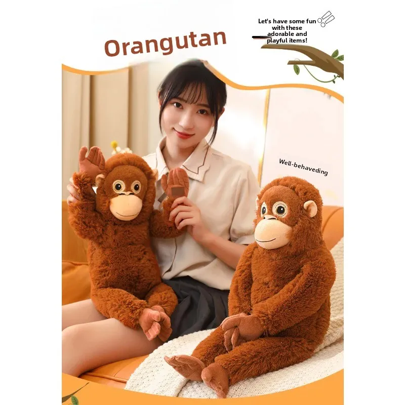 Hot Cartoon Gorilla Plush Toy Chimpanzees Monkey Soft Stuffed Doll Backpack Car Bag Room Decor Fans Gift
Hot Cartoon Gorilla Plush Toy Chimpanzees Monkey Soft Stuffed Doll Backpack Car Bag Room Decor Fans Gift