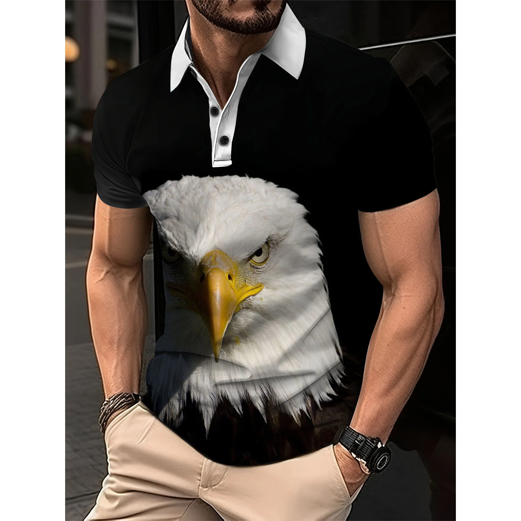 2024 Summer New 3d Printing Summer Men's Button Collar Polo Shirt Casual Short Sleeved Top Fashion Golf Clothing Men's Clothing
2024 Summer New 3d Printing Summer Men's Button Collar Polo Shirt Casual Short Sleeved Top Fashion Golf Clothing Men's Clothing