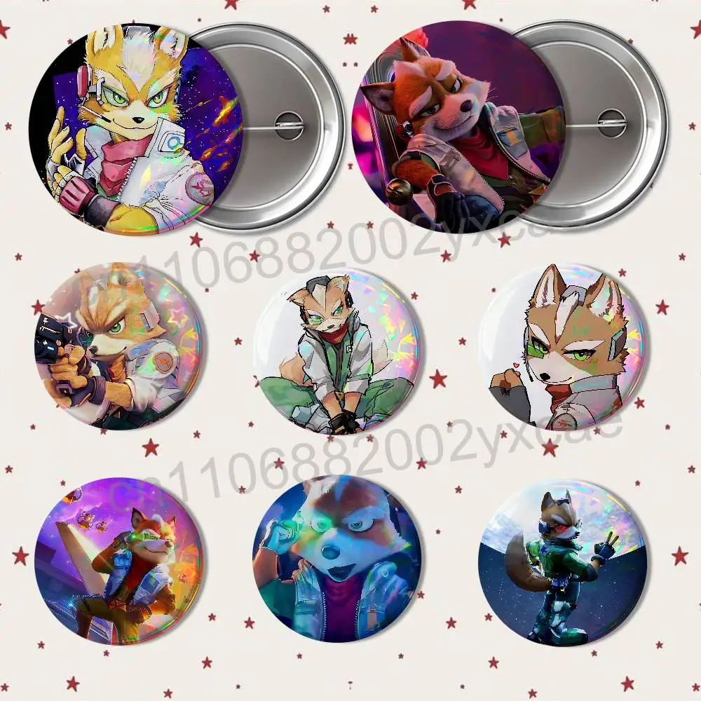 cute zoo Fox game McCloud HD Print 58mm 44mm Round Lapel Pins Pretty Derby Round Display Brooches Brooch Badges
cute zoo Fox game McCloud HD Print 58mm 44mm Round Lapel Pins Pretty Derby Round Display Brooches Brooch Badges