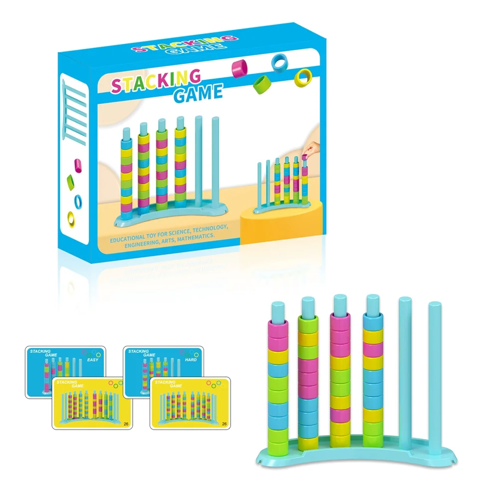 Stacking Game Party for Kids & Adults Tabletop Stacking Challenge Colorful Ring Tower Game Great Fun for Family Interactive Play
Stacking Game Party for Kids & Adults Tabletop Stacking Challenge Colorful Ring Tower Game Great Fun for Family Interactive Play