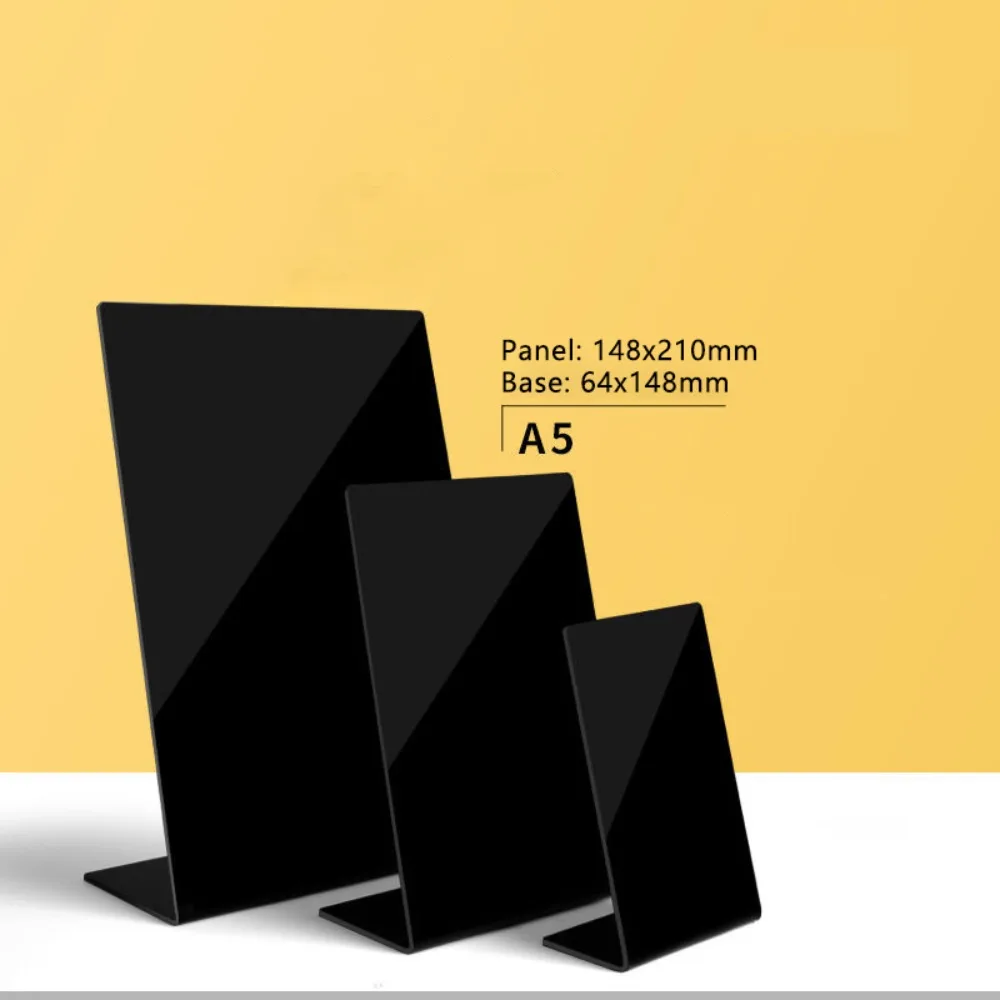 Thickened Acrylic Chalkboard A3/A4/A5/A6 Reusable Tabletop Sign Freestanding Erasable Freestanding Blackboard School Office
Thickened Acrylic Chalkboard A3/A4/A5/A6 Reusable Tabletop Sign Freestanding Erasable Freestanding Blackboard School Office