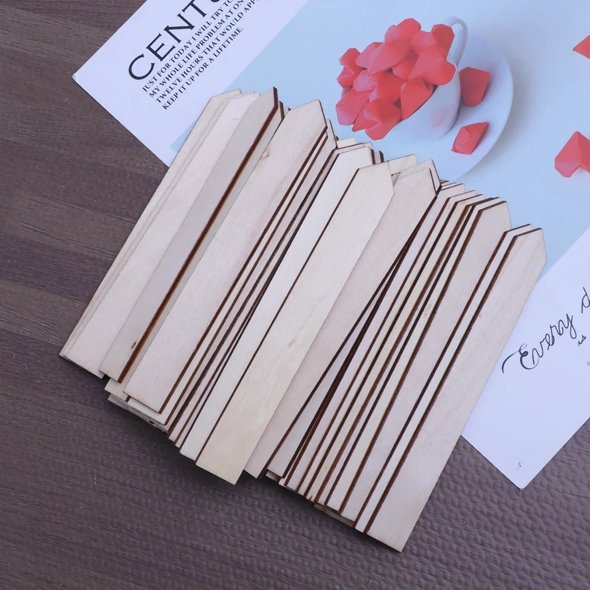 100Pcs Wooden Garden Labels Rustic Wood Stick Tags Soil Markers for Greenhouse Plants
100Pcs Wooden Garden Labels Rustic Wood Stick Tags Soil Markers for Greenhouse Plants