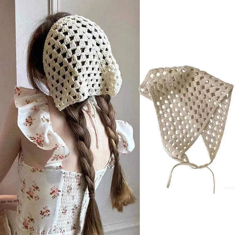 Spicy Girl Spring Fashion Flower French Triangular Scarf Headscarf Elegant Knitted Headband Women's Haiband Hair Accessories
Spicy Girl Spring Fashion Flower French Triangular Scarf Headscarf Elegant Knitted Headband Women's Haiband Hair Accessories