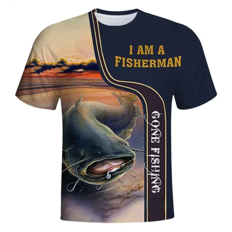 Men's T Shirt 3D Catfish Printed Outdoor Go Fishing Summer Oversized O-neck Casual Short Sleeve Tops Sports Street Style Tee
Men's T Shirt 3D Catfish Printed Outdoor Go Fishing Summer Oversized O-neck Casual Short Sleeve Tops Sports Street Style Tee