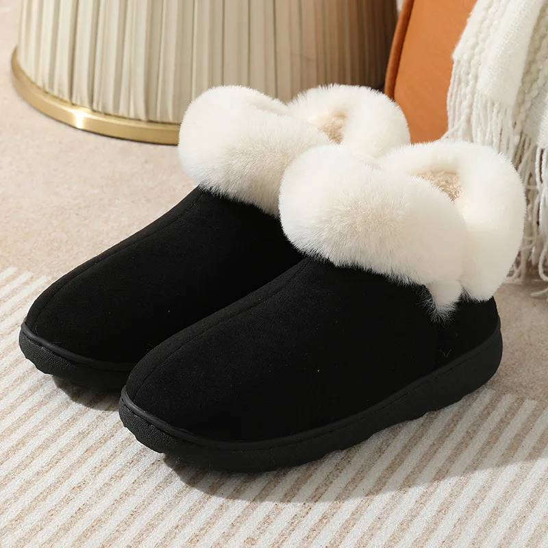 New Simple Solid-color Cotton Slippers Bag and Men's and Women's Winter Home Indoor Thick-soled Warm Couple Cotton Shoes
New Simple Solid-color Cotton Slippers Bag and Men's and Women's Winter Home Indoor Thick-soled Warm Couple Cotton Shoes