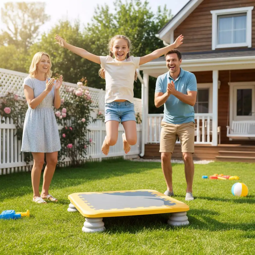 Mini Kids Trampoline 200lbs Max Load Non-slip Bouncing Board Sensory Balance Jumping Toy Gift for 3-12 Years Old Boys Girls
Mini Kids Trampoline 200lbs Max Load Non-slip Bouncing Board Sensory Balance Jumping Toy Gift for 3-12 Years Old Boys Girls