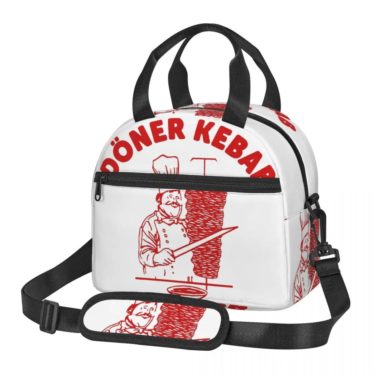 Изолированная сумка для обеда Doner Kebab для женщин, контейнеры для хранения продуктов для пикника, портативная термосумка-холодильник для обеда
Изолированная сумка для обеда Doner Kebab для женщин, контейнеры для хранения продуктов для пикника, портативная термосумка-холодильник для обеда