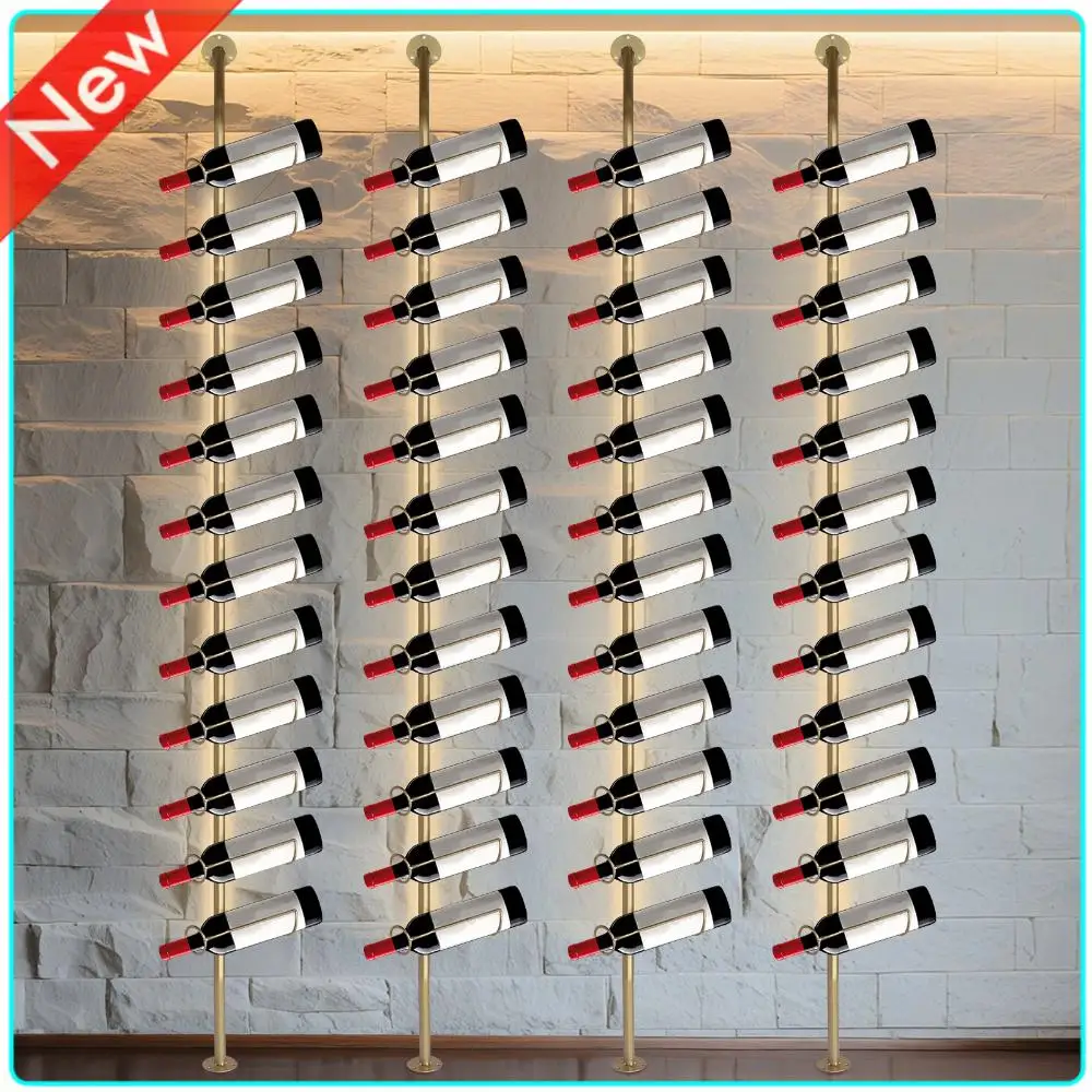 4 Pack Wine Storage Organizer for 48 Bottles Metal Wall Mount Wine Bottle Rack for Kitchen Pantry Dining Room Bar
4 Pack Wine Storage Organizer for 48 Bottles Metal Wall Mount Wine Bottle Rack for Kitchen Pantry Dining Room Bar