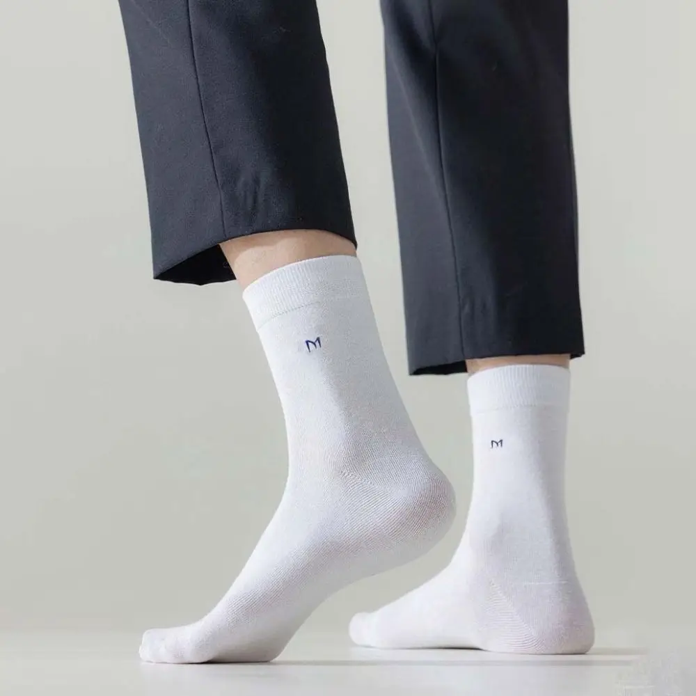 Letter Men Business Cotton Socks Non-Slip Solid Color Men's Mid Tube Hosiery Thin Sweat Absorption Running Ankle Socks Office
Letter Men Business Cotton Socks Non-Slip Solid Color Men's Mid Tube Hosiery Thin Sweat Absorption Running Ankle Socks Office