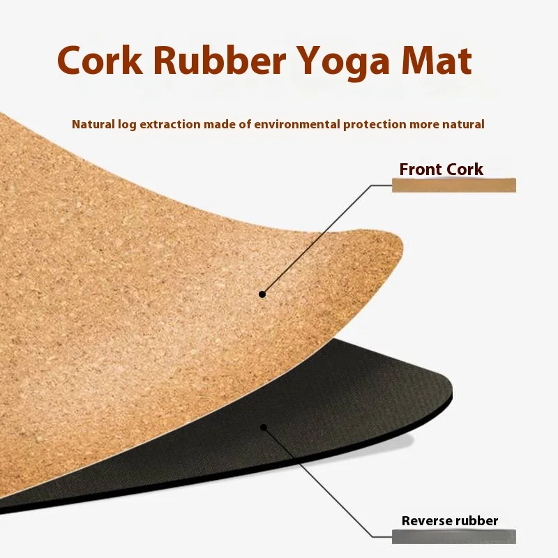 2025 New Cork & Natural Rubber Luxury Yoga Mat with Laser-Engraved Alignment Lines - Shock Absorption, Anti-Slip, Noise Reductio
2025 New Cork & Natural Rubber Luxury Yoga Mat with Laser-Engraved Alignment Lines - Shock Absorption, Anti-Slip, Noise Reductio