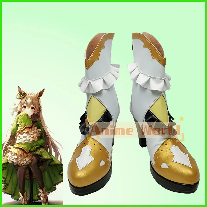 Anime Game Umamusume: Pretty Derby Satono Diamond Cosplay Shoes Boots Adult Children Halloween Party Costume Accessories Props
Anime Game Umamusume: Pretty Derby Satono Diamond Cosplay Shoes Boots Adult Children Halloween Party Costume Accessories Props