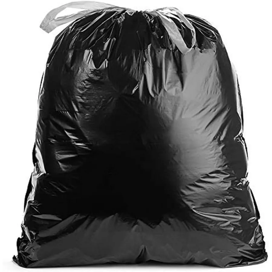 18 Gallon 1.1 MIL Black Drawstring Trash Bags - 25" x 33" - Pack of - For Home Kitchen Food Services and Commercial
18 Gallon 1.1 MIL Black Drawstring Trash Bags - 25" x 33" - Pack of - For Home Kitchen Food Services and Commercial