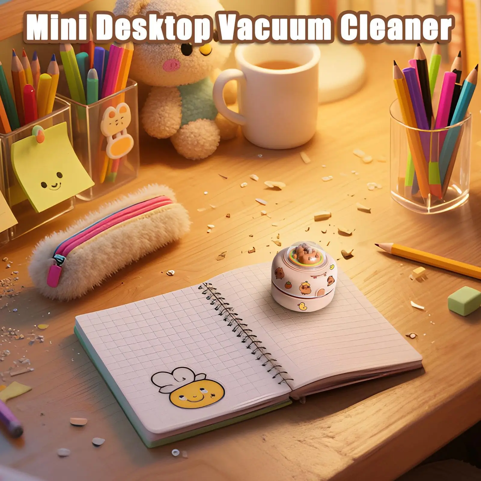 Mini Desk Vacuum Capybara Handheld Tiny Vacuum For Desk Duster Portable Handheld For Computer Keyboard Interior Office Dorm Auto
Mini Desk Vacuum Capybara Handheld Tiny Vacuum For Desk Duster Portable Handheld For Computer Keyboard Interior Office Dorm Auto