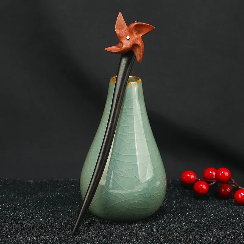 Vintage Wood Rotatable Windmill Shape Funy Step Shaking Creativ Hairpin Chopstick Hair Stick Headdress Hair Accessories Hair Pin
Vintage Wood Rotatable Windmill Shape Funy Step Shaking Creativ Hairpin Chopstick Hair Stick Headdress Hair Accessories Hair Pin