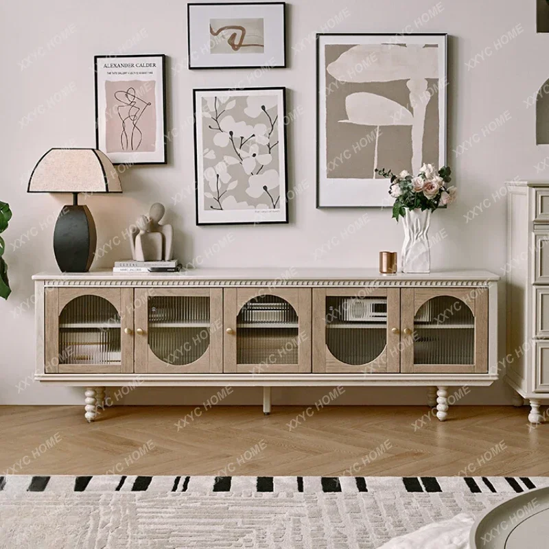 Solid Wood TV Cabinet Floor Small Apartment Living Room Home Furniture American Retro Storage Cabinet
Solid Wood TV Cabinet Floor Small Apartment Living Room Home Furniture American Retro Storage Cabinet