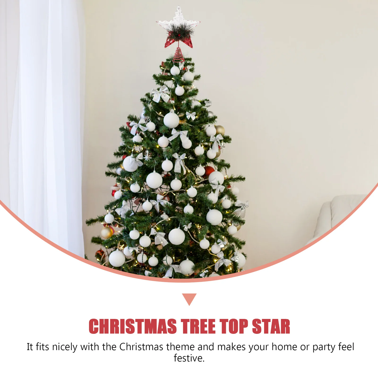 Xmas Tree Topper Star Pentagram Decoration Treetop Ornament For Christmas Party Family Gathering Wood Iron Material
Xmas Tree Topper Star Pentagram Decoration Treetop Ornament For Christmas Party Family Gathering Wood Iron Material