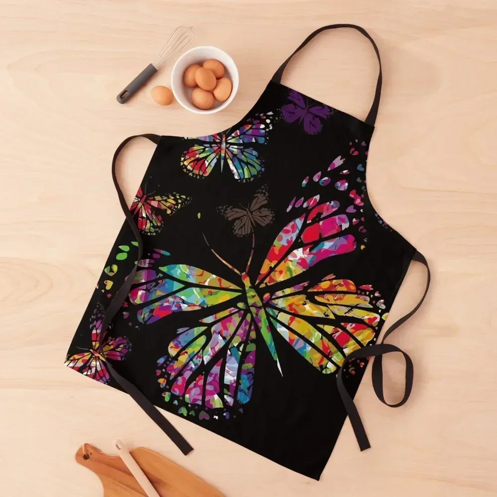 Colorful Butterflies on Black Apron Kitchen Special Accessories professional kitchen Kitchen Man Apron
Colorful Butterflies on Black Apron Kitchen Special Accessories professional kitchen Kitchen Man Apron
