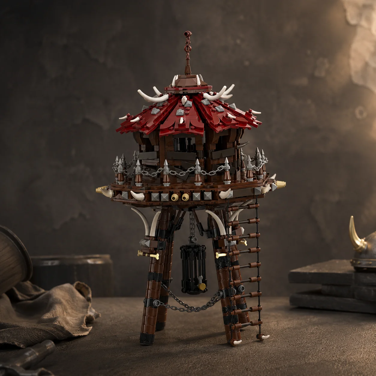 MOC Orc Archer Tower Building Blocks Fantasy Watchtower Fortress DIY Assembly Model Brick Tribal Outpost Medieval Scene Set Gift
MOC Orc Archer Tower Building Blocks Fantasy Watchtower Fortress DIY Assembly Model Brick Tribal Outpost Medieval Scene Set Gift