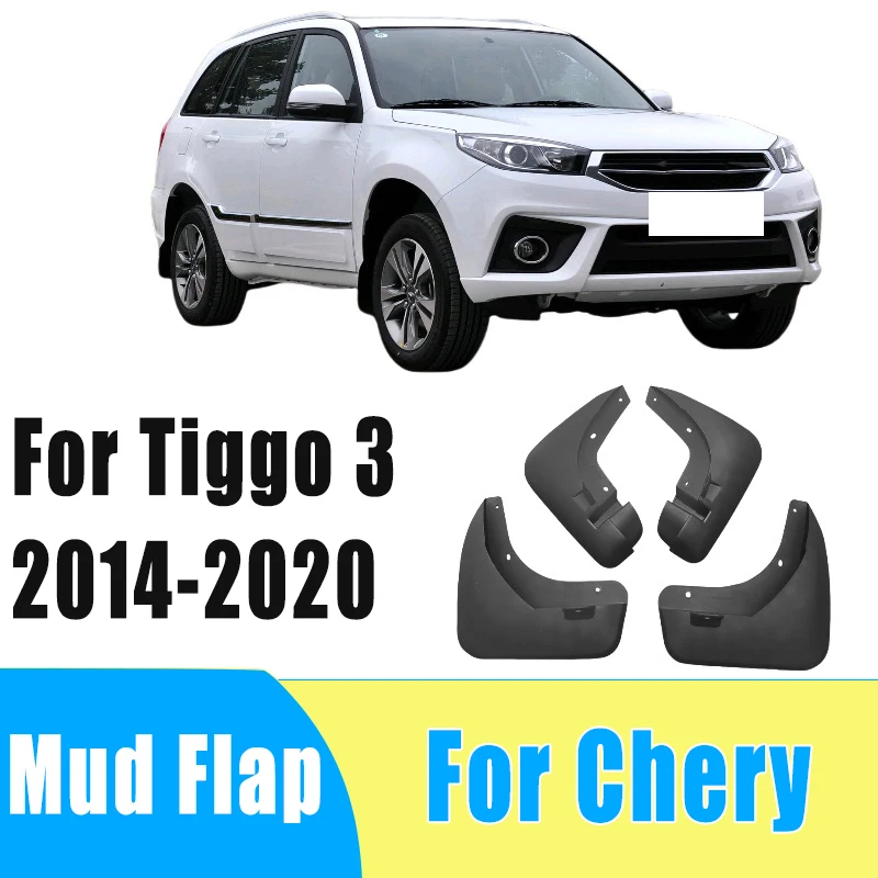 4pcs Automotive Tire Mudguard Waterproof Prevent Mud Splashing Car Mud Flap Fender Trim Accessories For Chery Tiggo 3 2014-2020
4pcs Automotive Tire Mudguard Waterproof Prevent Mud Splashing Car Mud Flap Fender Trim Accessories For Chery Tiggo 3 2014-2020