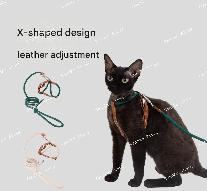 Набор нагрудных ремней для ходьбы и прыжков с регулируемой X-образной тяговой веревкой для кошек
Набор нагрудных ремней для ходьбы и прыжков с регулируемой X-образной тяговой веревкой для кошек