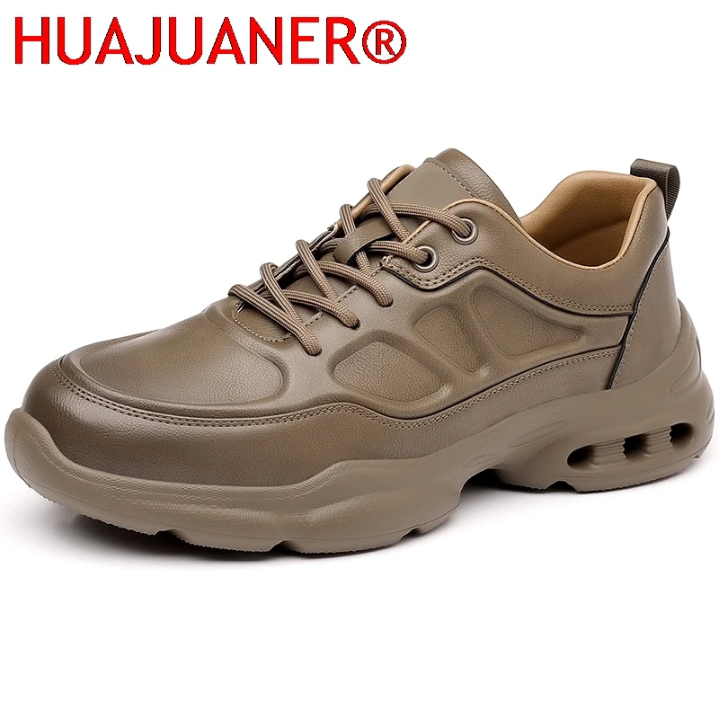 New Arrival Leather Mens Casual Shoes Outdoor Non-Slip Sneakers Leisure Walk Male Hiking Shoes Treking Footwear Travel Trainers
New Arrival Leather Mens Casual Shoes Outdoor Non-Slip Sneakers Leisure Walk Male Hiking Shoes Treking Footwear Travel Trainers