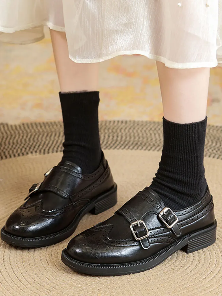 British Style Floral Embossing Soft Bottom Loafers Women's Shoes Versatile Chunky Heel Single Shoes Fashionable All-Match
British Style Floral Embossing Soft Bottom Loafers Women's Shoes Versatile Chunky Heel Single Shoes Fashionable All-Match