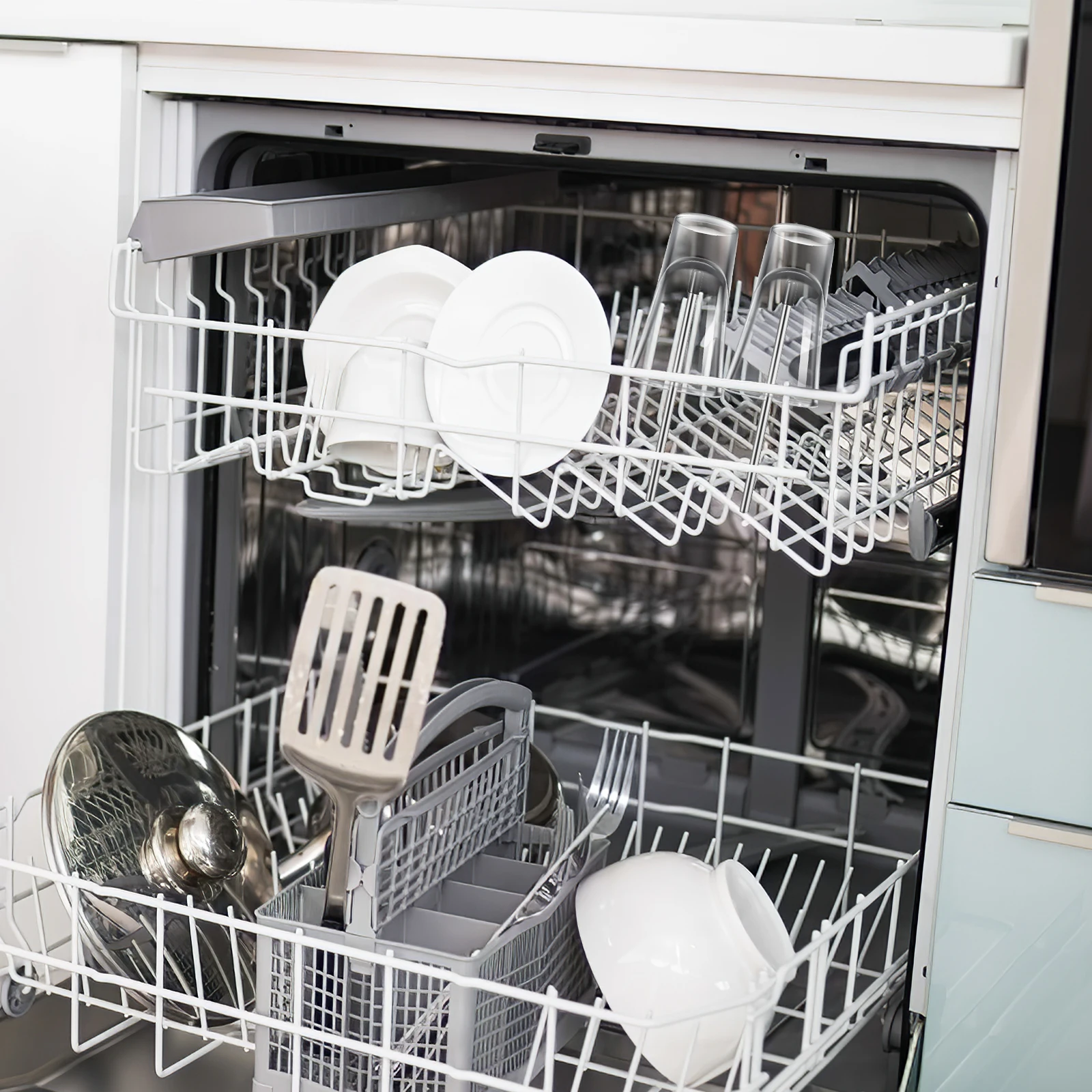 8 pcs Stainless Steel Dishwasher Drainer Rods Bottle Holders for Soda Glass Stemware Compatible Rack Inserts Storage
8 pcs Stainless Steel Dishwasher Drainer Rods Bottle Holders for Soda Glass Stemware Compatible Rack Inserts Storage