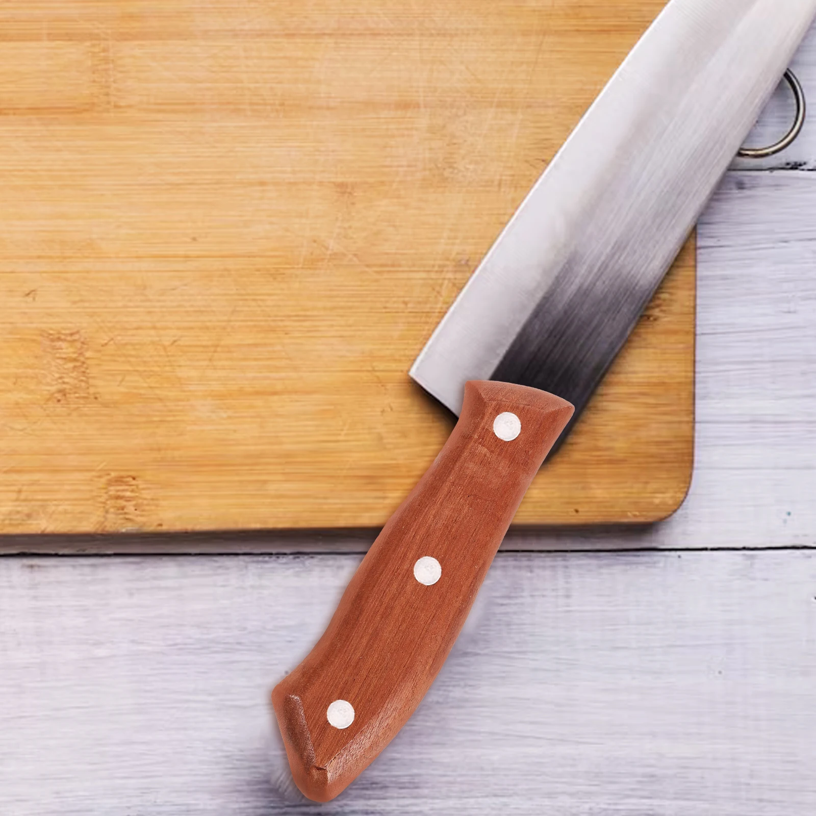 2Pcs Wooden Knife Handles Replacement Solid Wood Accessories for Kitchen Knife Making Supplies Repair Home Use
2Pcs Wooden Knife Handles Replacement Solid Wood Accessories for Kitchen Knife Making Supplies Repair Home Use