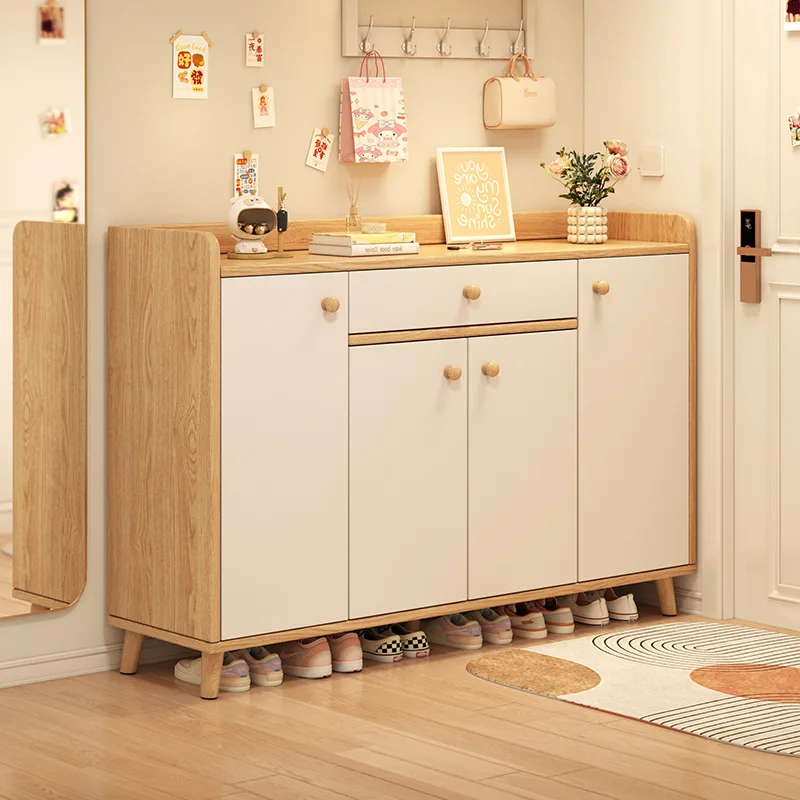 Integrated storage at the door of the home, storage against the wall, indoor entrance shoe rack
Integrated storage at the door of the home, storage against the wall, indoor entrance shoe rack