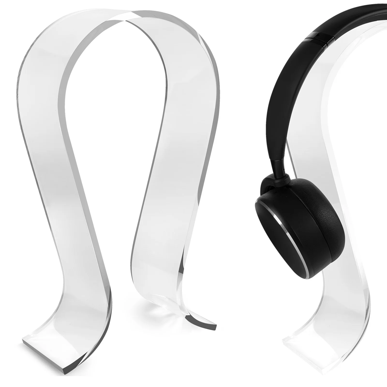 Geekria Clear Omega Headphone Holder Universal Headset Stand Bluetooth Earphone Hanger Supporting Table Desk Display
Geekria Clear Omega Headphone Holder Universal Headset Stand Bluetooth Earphone Hanger Supporting Table Desk Display